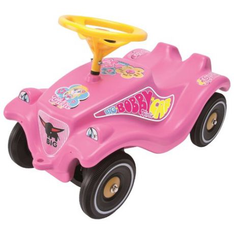 Каталка-толокар BIG Bobby Car Classic Girlie (56029) со звуковыми эффектами розовый