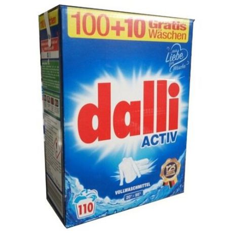 Стиральный порошок Dalli Activ 7.15 кг картонная пачка