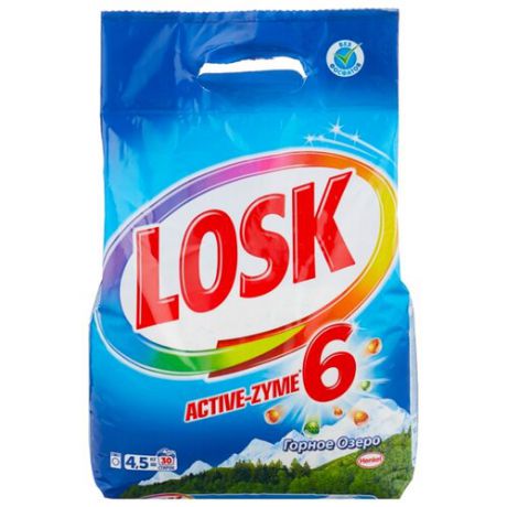 Стиральный порошок Losk Горное озеро (автомат) 4.5 кг пластиковый пакет