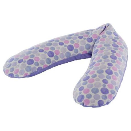 Подушка Theraline для беременных 190 см кружочки фиолетовый