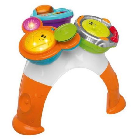 Интерактивная развивающая игрушка Chicco Музыкальный столик Rock Band белый/оранжевый/голубой/серый
