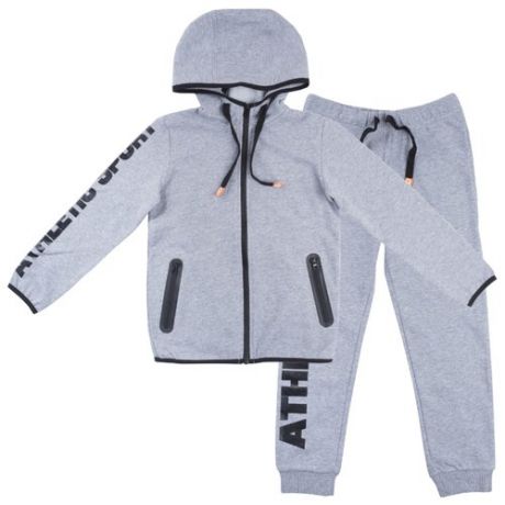 Комплект одежды playToday размер 116, серый