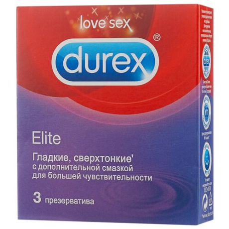 Презервативы Durex Elite 3 шт.