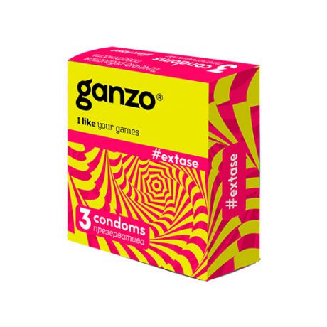 Презервативы Ganzo Extase 3 шт.