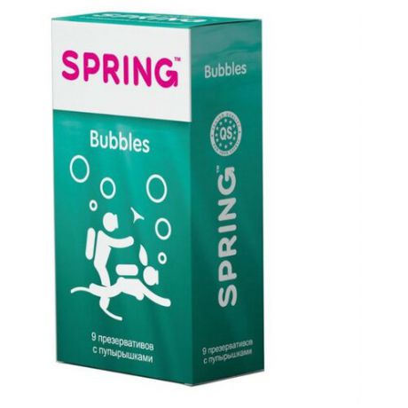 Презервативы Spring Bubbles 9 шт.