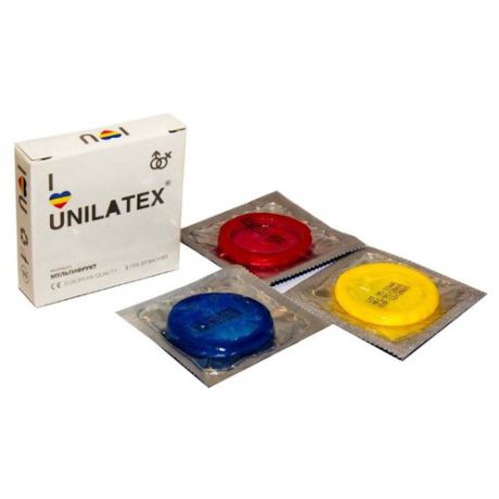 Презервативы Unilatex Multifruits 3 шт.