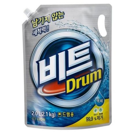 Гель для стирки CJ Lion Beat Drum (Корея) 2 л пакет