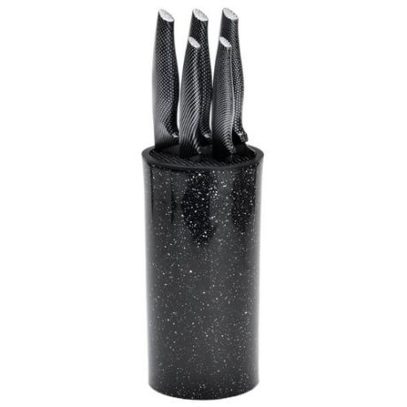 Набор MAYER & BOCH 5 ножей с подставкой 27430 черный / серый