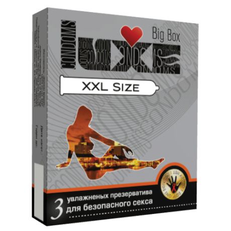 Презервативы LUXE Big Box XXL Size 3 шт.