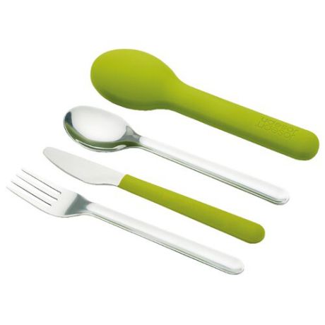 Joseph Joseph Набор столовых приборов GoEat Cutlery Set, 3 шт. зеленый