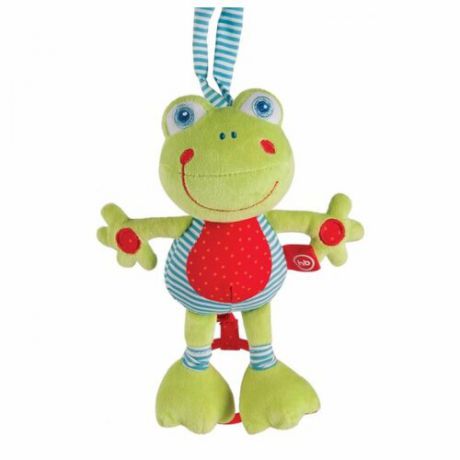 Подвесная игрушка Happy Baby Лягушка (330361) зеленый/красный/голубой