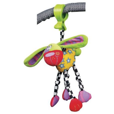 Подвесная игрушка Playgro Собака (0111840) зеленый/красный/желтый