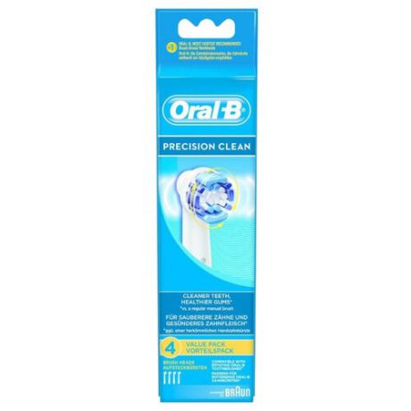 Насадка Oral-B Precision Clean, белый, 4 шт