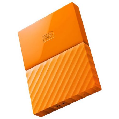 Внешний HDD Western Digital My Passport 2 ТБ оранжевый
