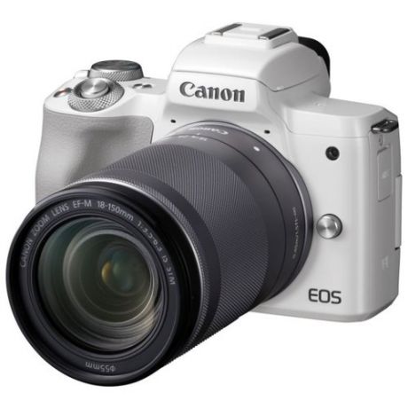 Фотоаппарат Canon EOS M50 Kit белый 18-150mm 18-150mm IS STM LP-E12