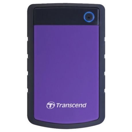 Внешний HDD Transcend StoreJet 25H3P 1 ТБ черный/фиолетовый