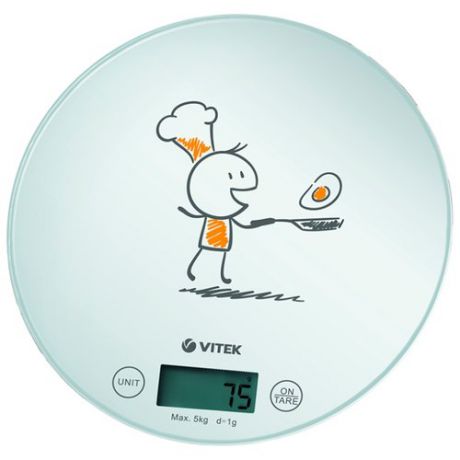 Кухонные весы VITEK VT-8018 белый