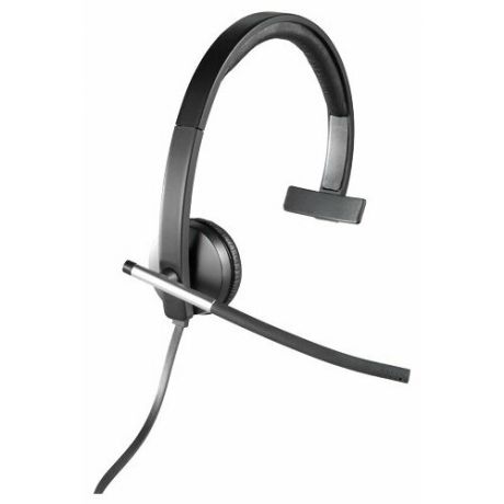 Компьютерная гарнитура Logitech USB Headset Mono H650e черный/серый