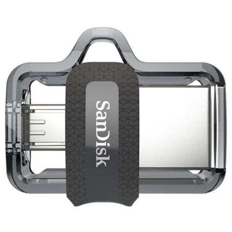 Флешка SanDisk Ultra Dual Drive m3.0 128GB серый