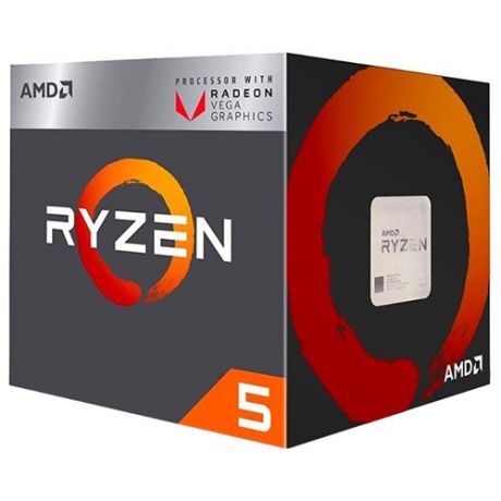 Процессор AMD Ryzen 5 2400G Raven Ridge (AM4, L3 4096Kb) BOX