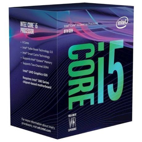 Процессор Intel Core i5-8500 Coffee Lake (3000MHz, LGA1151 v2, L3 9216Kb) BOX