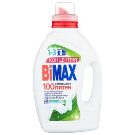 Гель для стирки Bimax BiMax 100 пятен 1.5 л бутылка