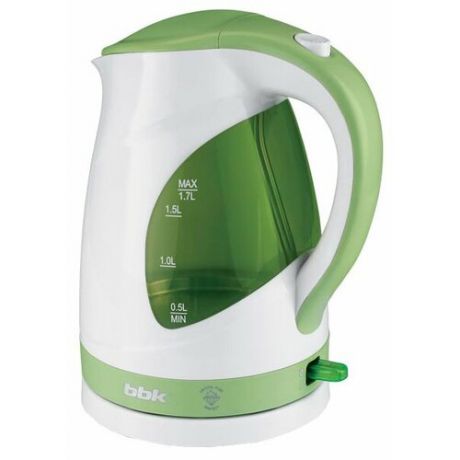 Чайник BBK EK1700P, белый/зеленый