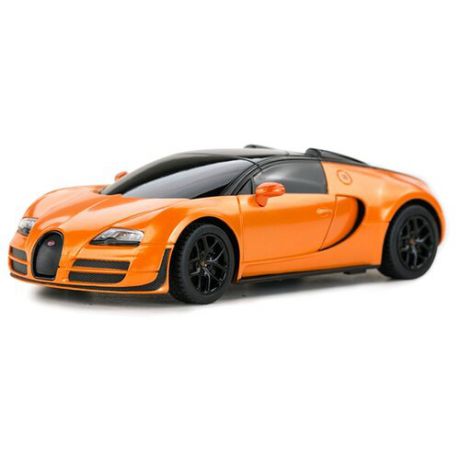 Легковой автомобиль Rastar Bugatti Grand Sport Vitesse (47000) 1:24 оранжевый/черный