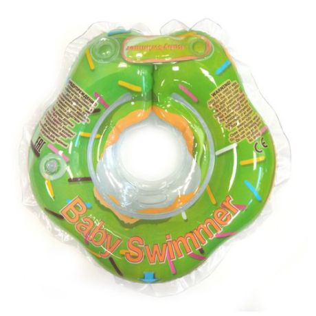 Круг на шею Baby Swimmer 0m+ (3-15 кг) Гламур мятный пончик