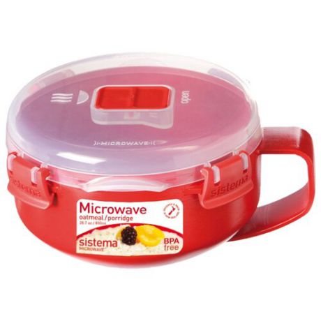 Sistema Чаша для завтрака Microwave 1112 красный