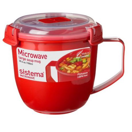 Sistema Кружка суповая Microwave 1141 красный