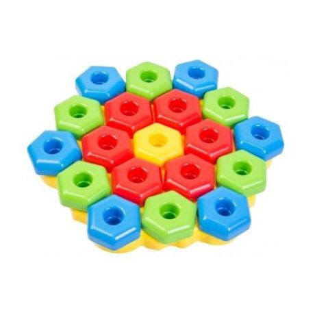 Развивающая игрушка Тигрес Игро-Пазлы желтый/красный/голубой/зеленый