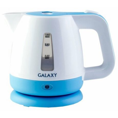 Чайник Galaxy GL0223, белый/голубой