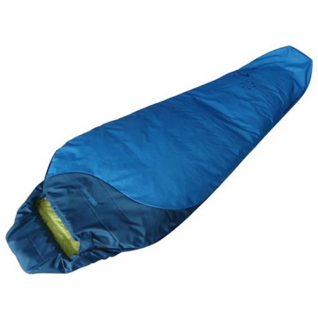 Спальный мешок ECOS Delta Ultralight 600 голубой с левой стороны