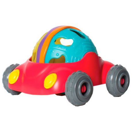 Каталка-игрушка Playgro Rattle and Roll Car красный/серый