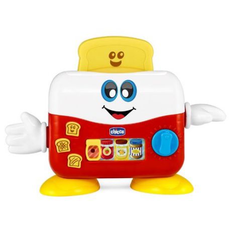 Интерактивная развивающая игрушка Chicco Тостер красный/желтый/белый