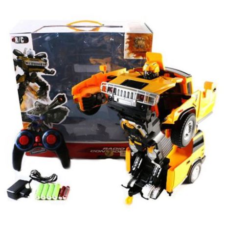Робот-трансформер Shantou Gepai Робот-машина W298-15 оранжево-черный
