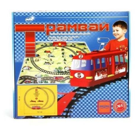 Трамвай Sport Toys ОМ-48303 красный