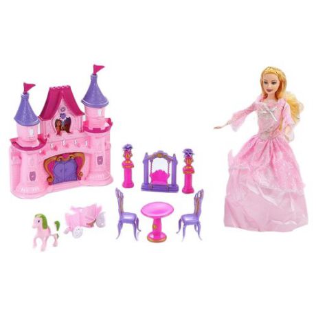 Dolly Toy кукольный домик Розовые мечты DOL0803-005, розовый/фиолетовый