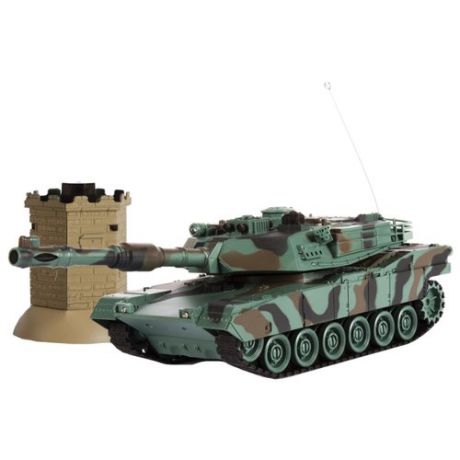 Танк Mioshi Tech Осада Башни M1A2 (MAR1207-030) 1:24 36 см камуфляж