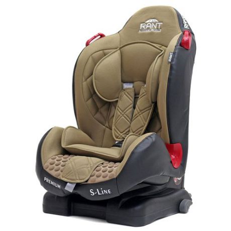 Автокресло группа 1/2 (9-25 кг) RANT Premium Isofix, coffee