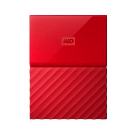 Внешний HDD Western Digital My Passport 2 ТБ красный