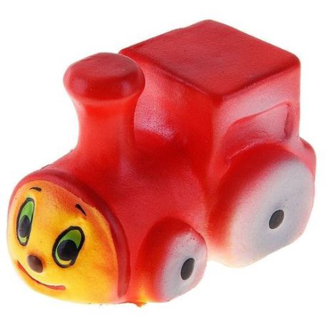 Игрушка для ванной Кудесники Паровозик маленький (СИ-434) красный
