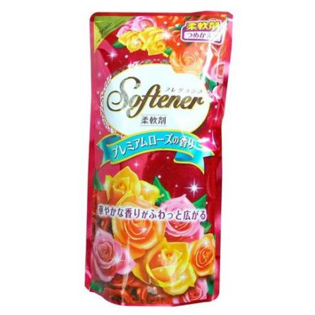 Кондиционер-ополаскиватель для белья с богатым ароматом роз Nihon Detergent 0.5 л пакет