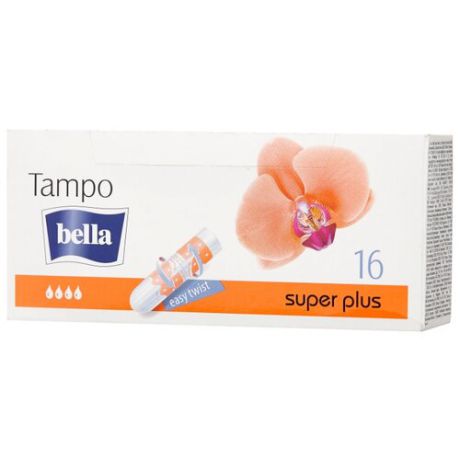 Bella тампоны Tampo super plus easy twist 16 шт.