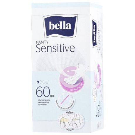 Bella прокладки ежедневные Panty sensitive 60 шт.