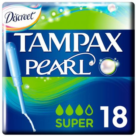TAMPAX тампоны Pearl Super 18 шт.