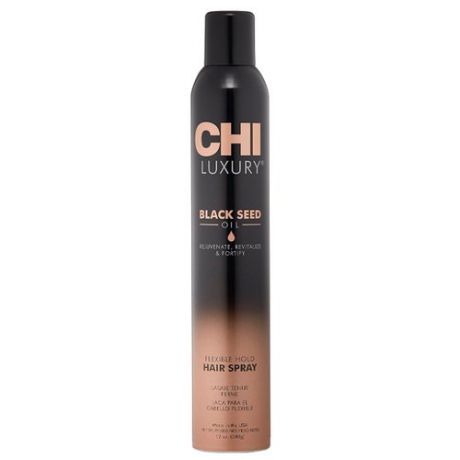 CHI Лак для волос Black seed oil Flexible hold, слабая фиксация, 340 г