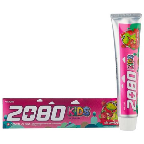Зубная паста Dental Clinic 2080 Kids Strawberry 2+, 80 г