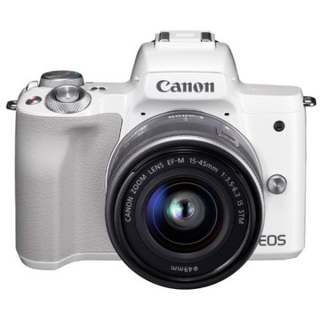 Фотоаппарат Canon EOS M50 Kit белый 15-45mm 15-45mm IS STM LP-E12